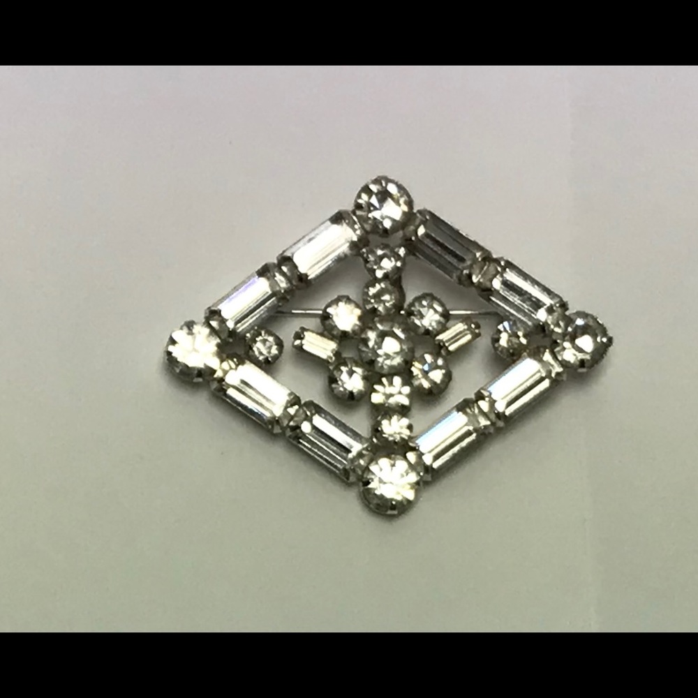 Dimond Brooch - Vintage